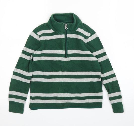 Gap Boys Green Striped  Pullover Jumper Size S