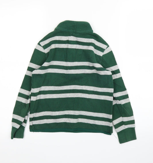 Gap Boys Green Striped  Pullover Jumper Size S