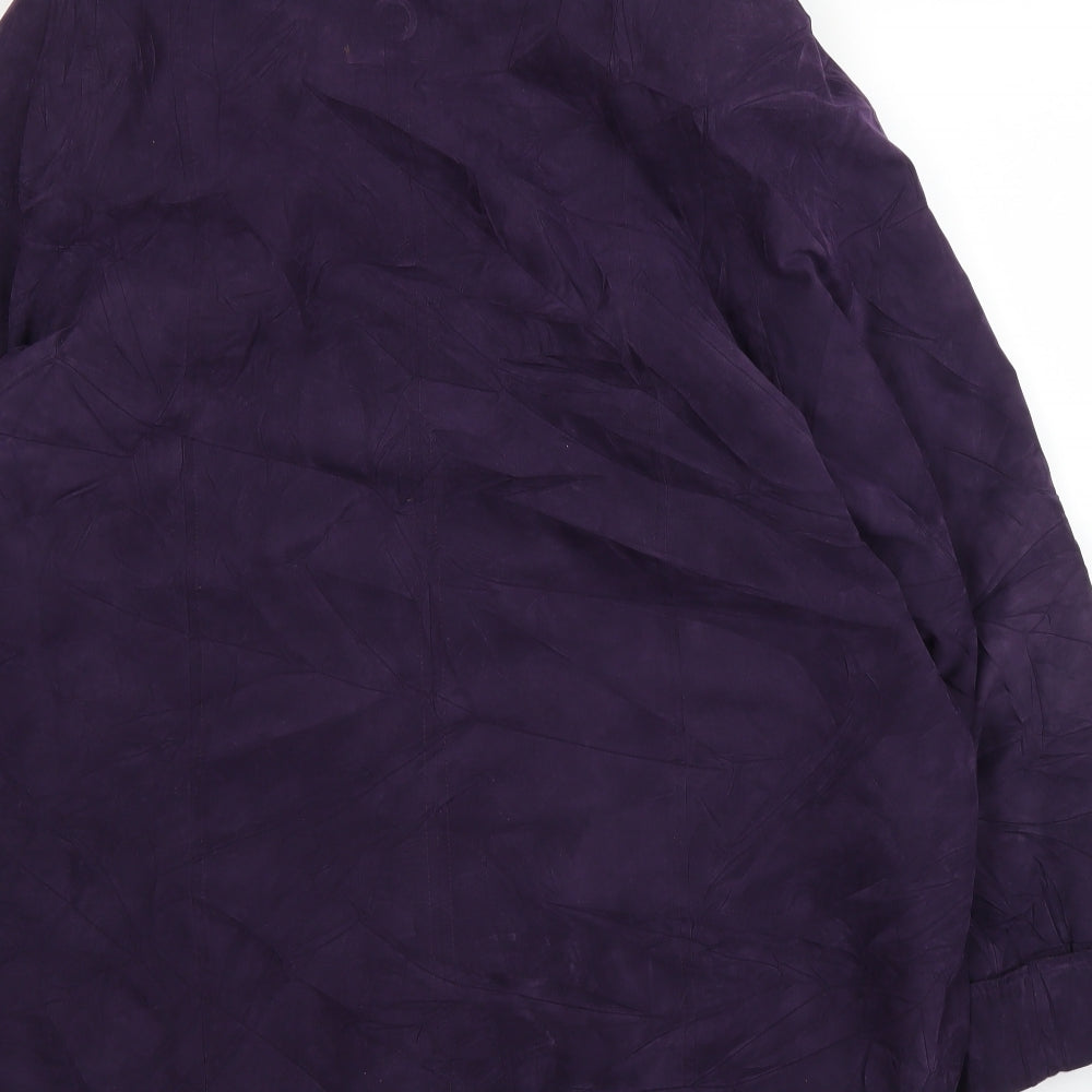 Bonmarché Womens Purple   Overcoat Coat Size M