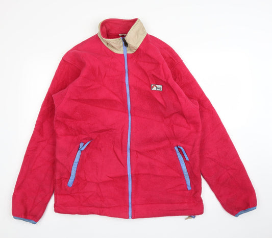 Lowe Womens Pink  Fleece Jacket Coatigan Size L