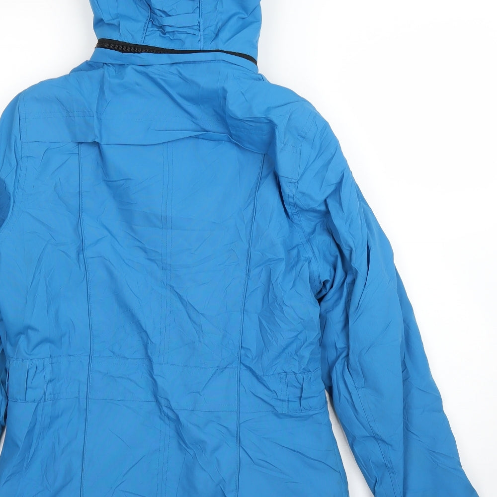 Per Una Womens Blue   Windbreaker Coat Size S