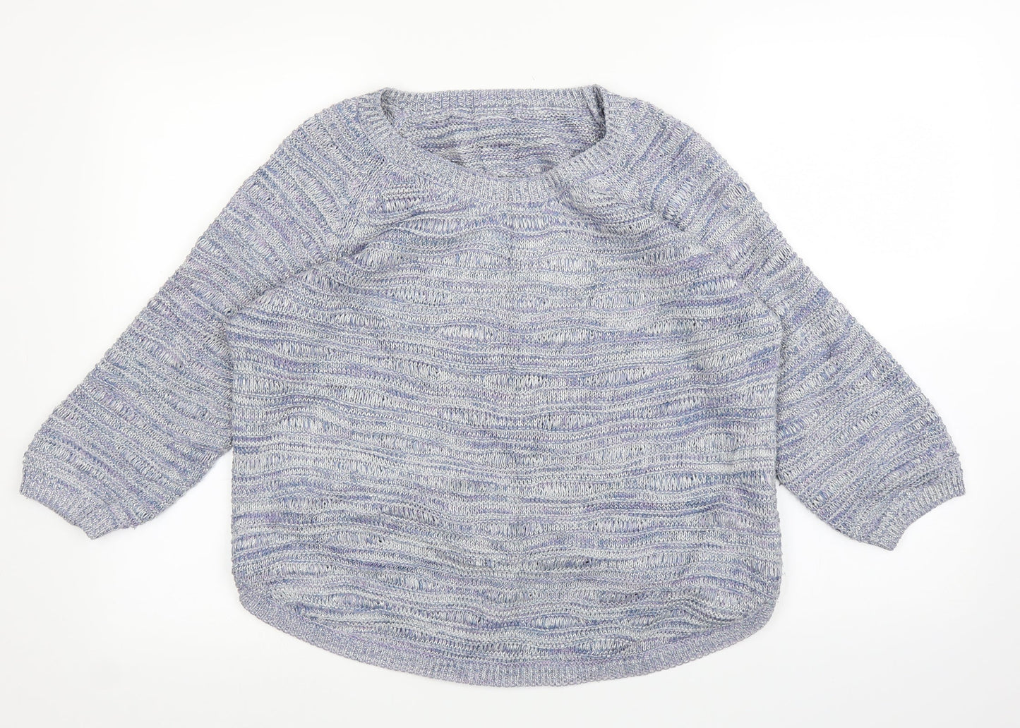 M&S Womens Blue   Pullover Jumper Size 10