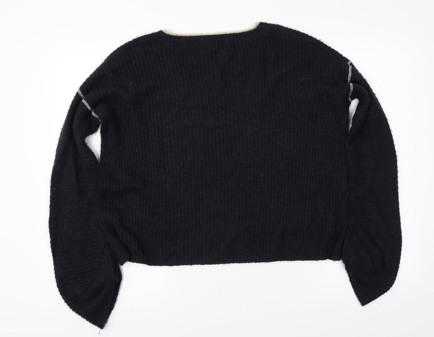 talasa Womens Black   Pullover Jumper Size M