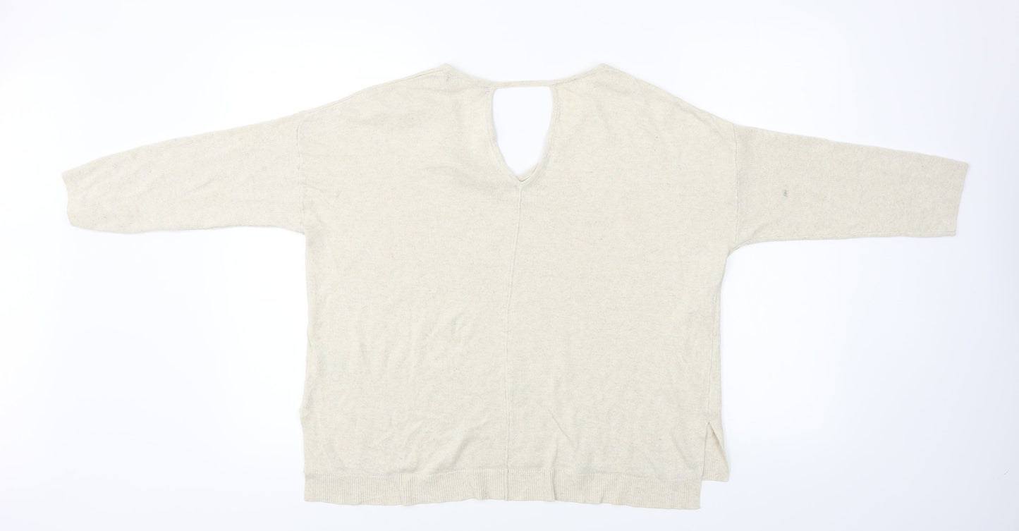 Marks and Spencer  Womens Beige   Pullover Jumper Size 18