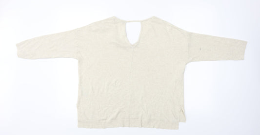 Marks and Spencer  Womens Beige   Pullover Jumper Size 18
