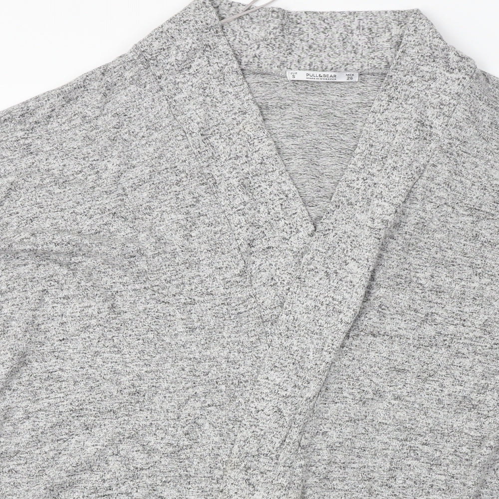 Pull&Bear  Womens Grey   Cardigan Jumper Size S