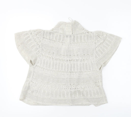 Marks and Spencer  Womens Beige   Cardigan Jumper Size 12