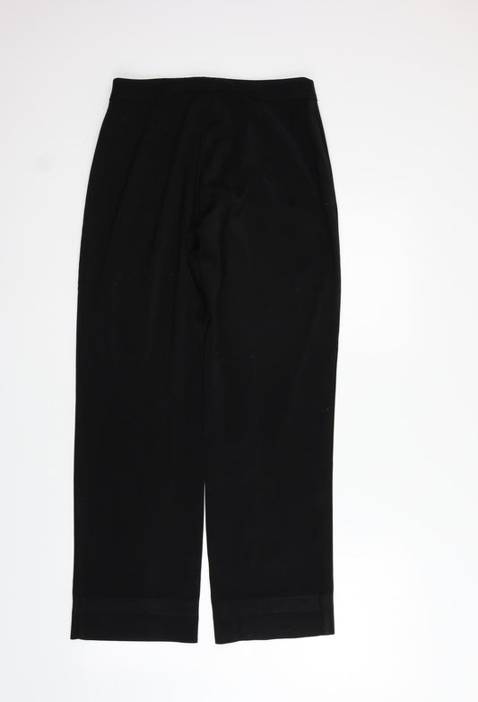 NL Collection Womens Black   Trousers  Size 10 L27 in