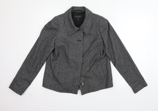 Paul Costelloe Womens Grey   Jacket Blazer Size 8