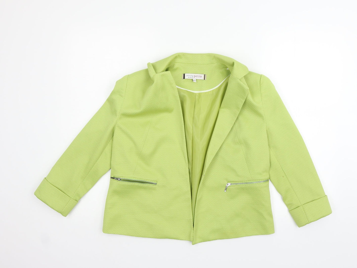 Principles Womens Green   Henley Jumper Size 12