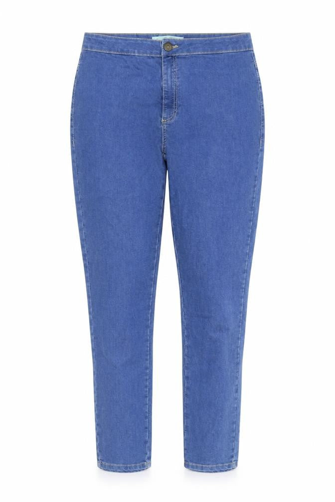 Denim & Co. Womens Blue   Straight Jeans Size 16 L27 in