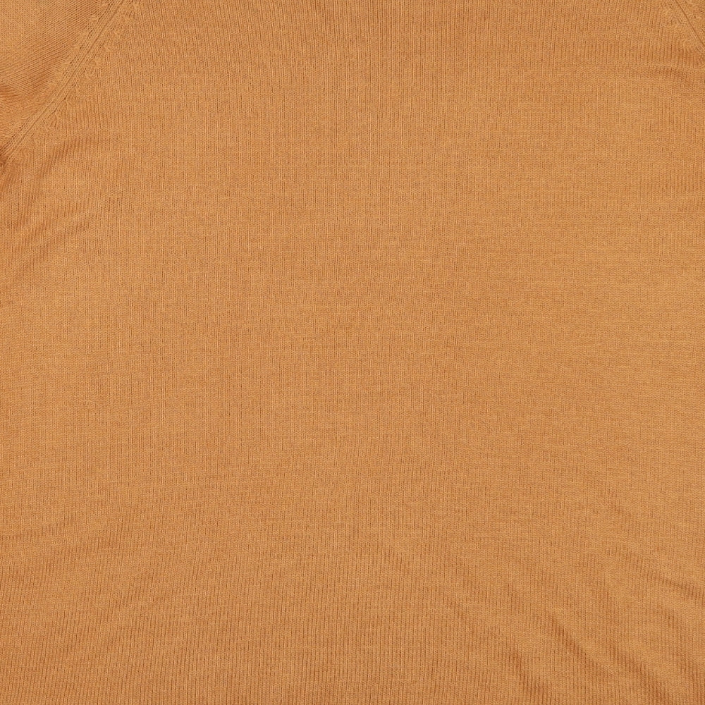 H&M Womens Yellow   Pullover Jumper Size L