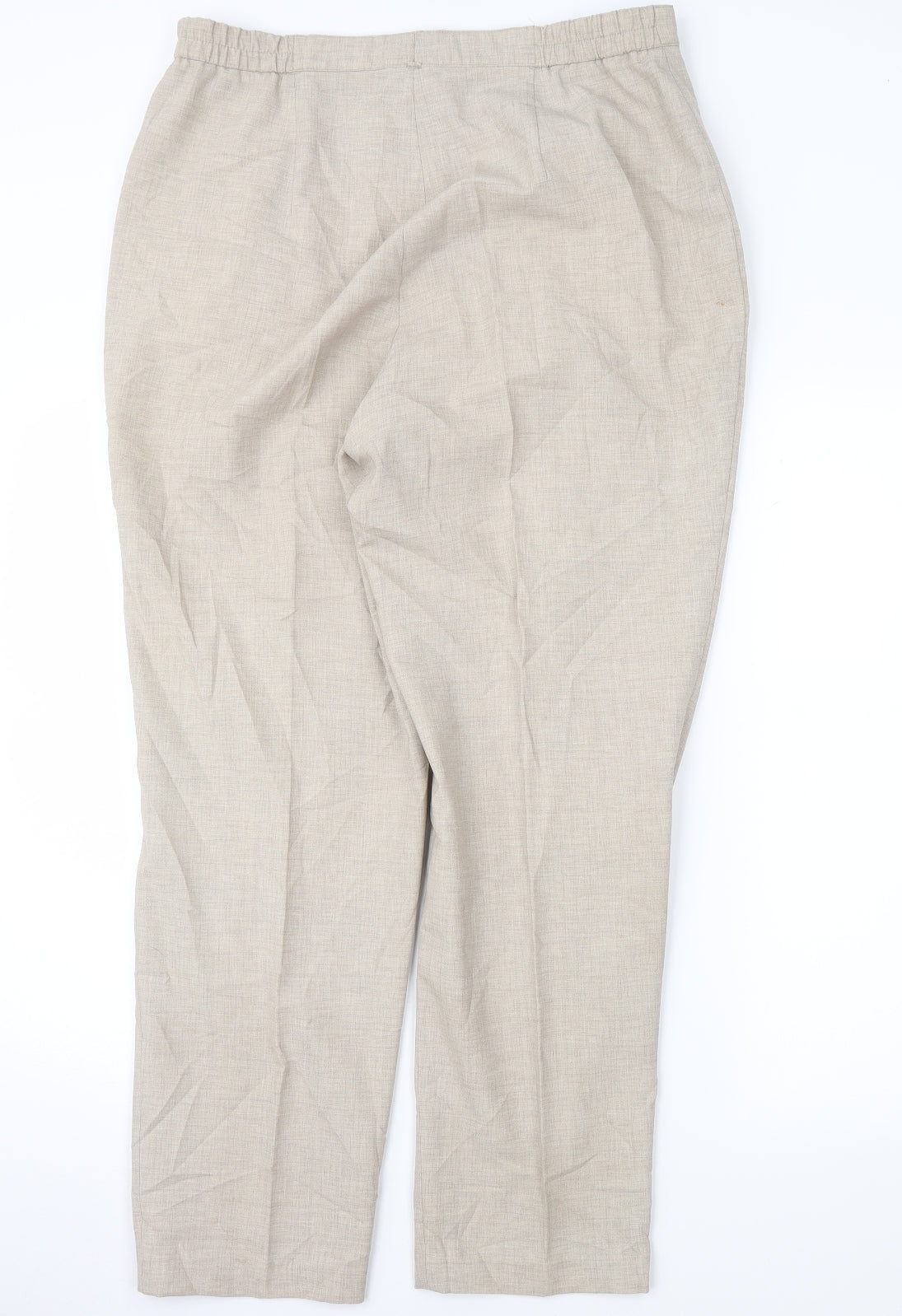 First Avenue Womens Beige   Trousers  Size 34 in L28 in