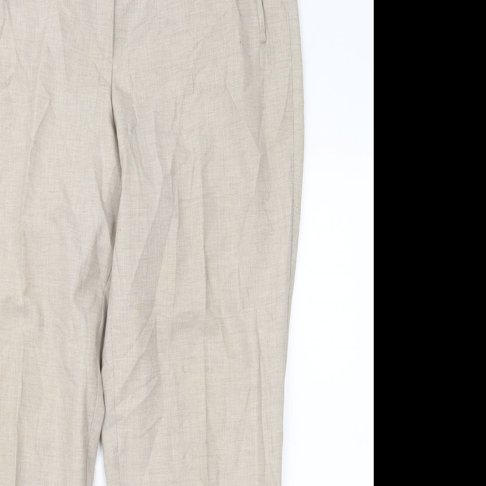 First Avenue Womens Beige   Trousers  Size 34 in L28 in