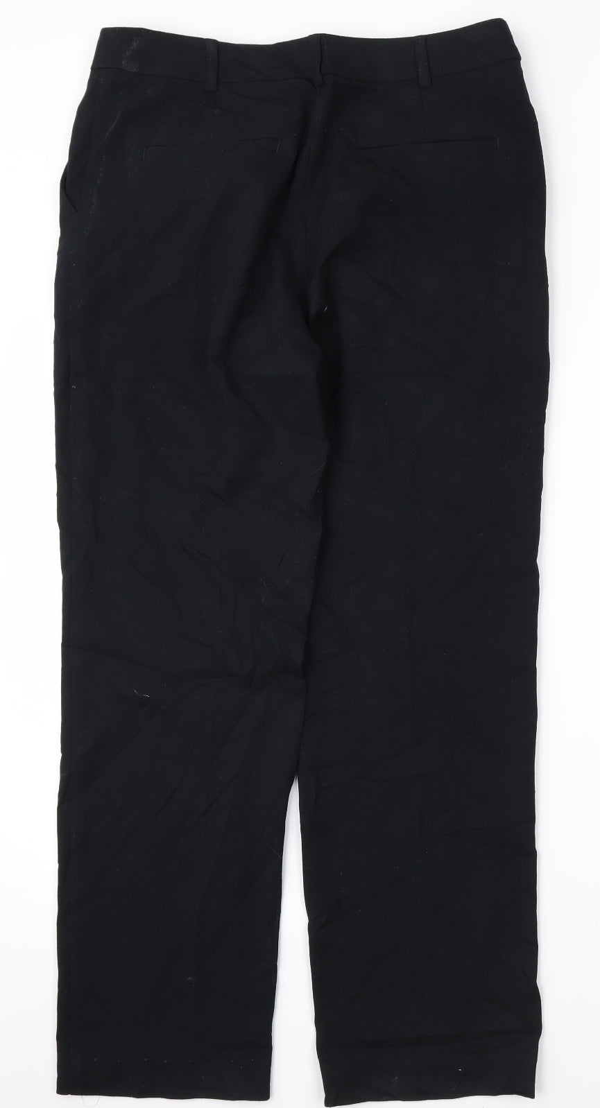 Marks and Spencer Womens Black   Trousers  Size 10 L28 in