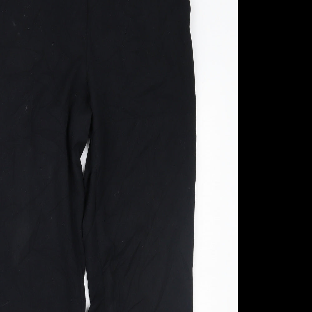 Marks and Spencer Womens Black   Trousers  Size 10 L28 in