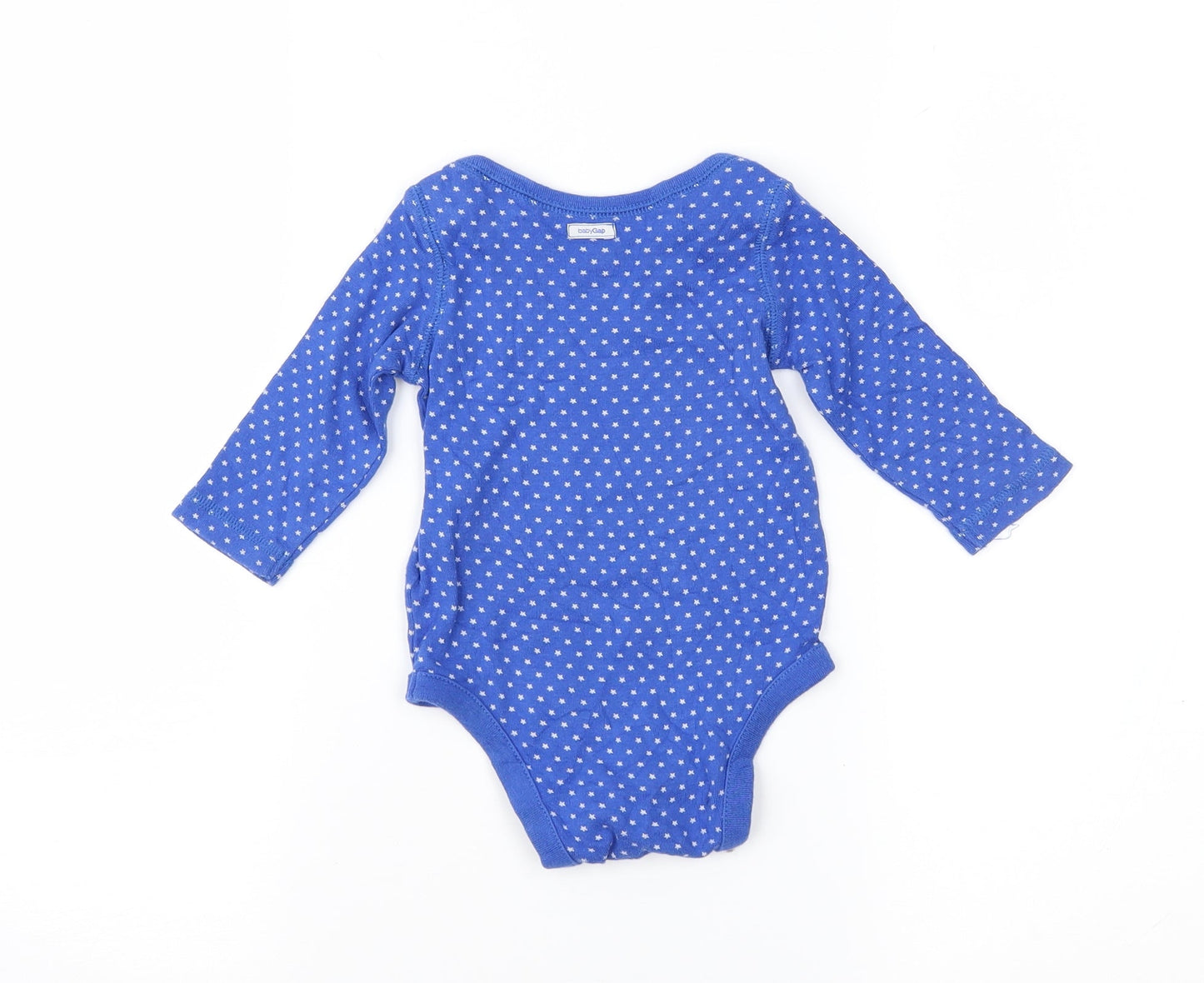 Gap Baby Blue Geometric  Basic T-Shirt Size 3-6 Months