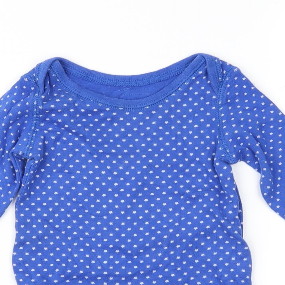 Gap Baby Blue Geometric  Basic T-Shirt Size 3-6 Months