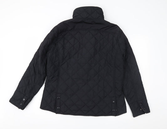 Dock of the Bay Womens Black   Quilted Jacket Size 12