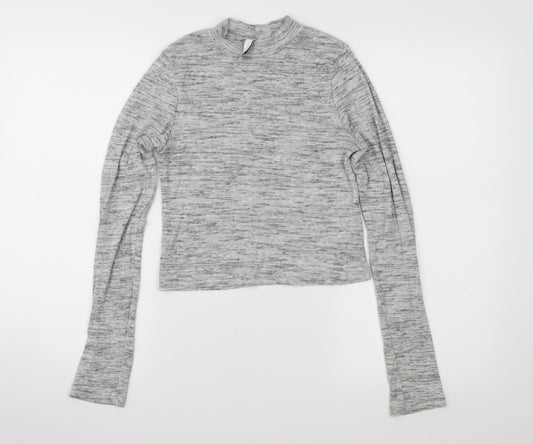 H&M Womens Grey   Pullover Jumper Size S