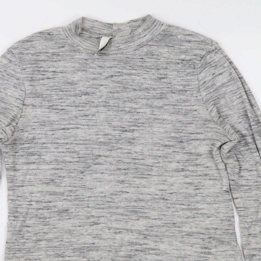 H&M Womens Grey   Pullover Jumper Size S