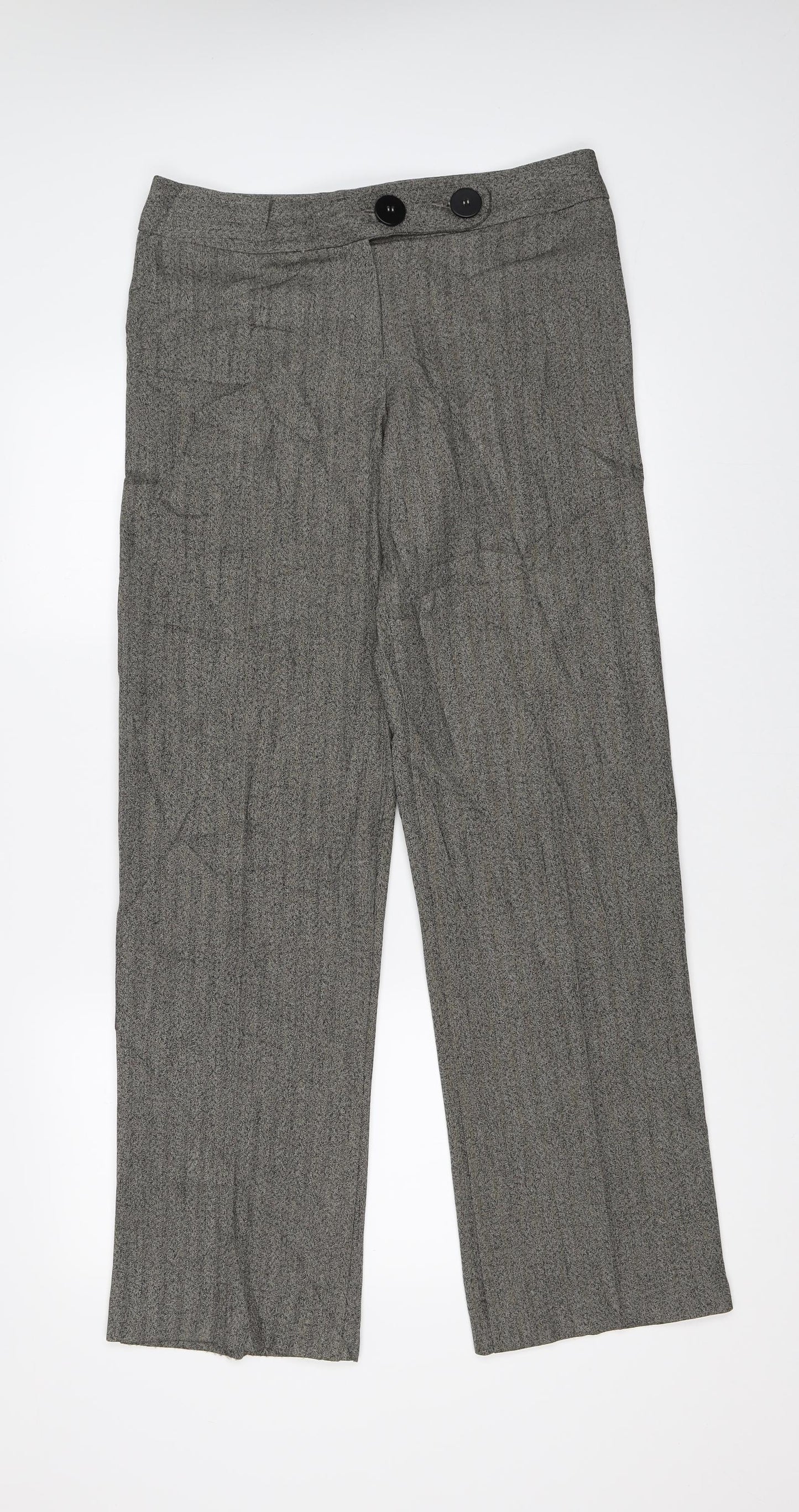 Marks and Spencer Womens Brown   Trousers  Size 10 L32 in