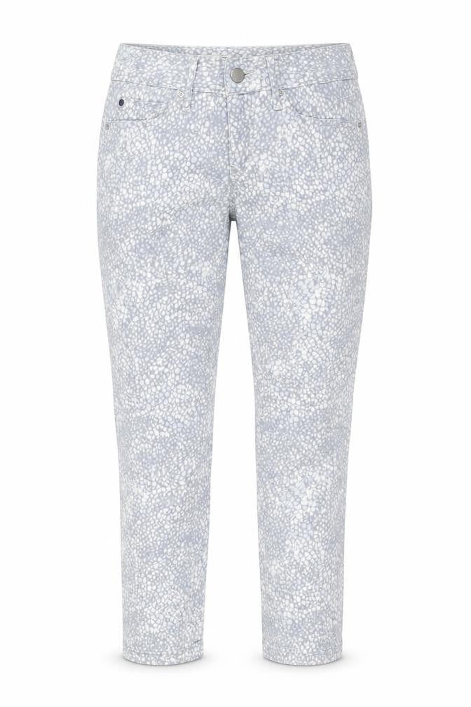 Gap Womens Grey Animal Print  Skinny Jeans Size 26 L25 in