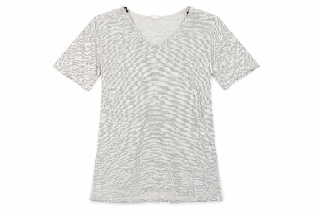 H&M Womens White Striped  T-Shirt Dress  Size M
