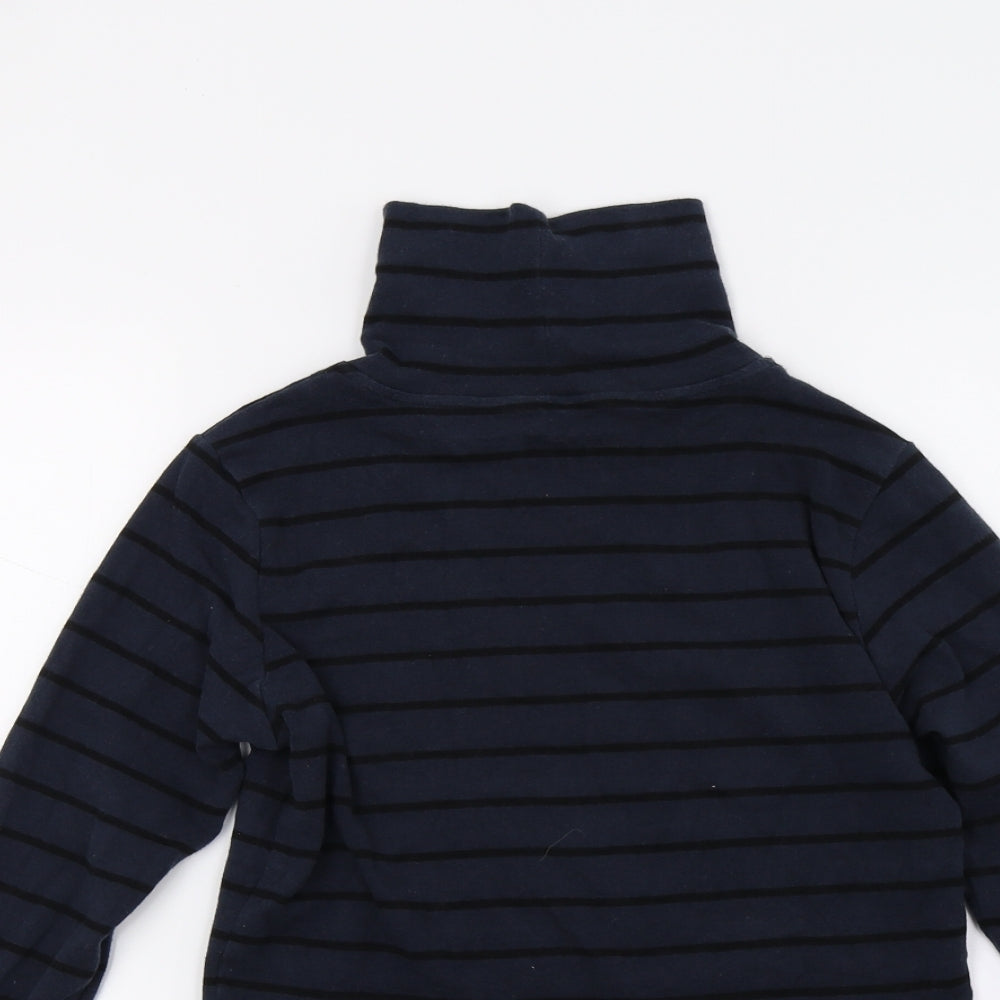 Gap Womens Blue Striped Jersey Pullover Jumper Size M