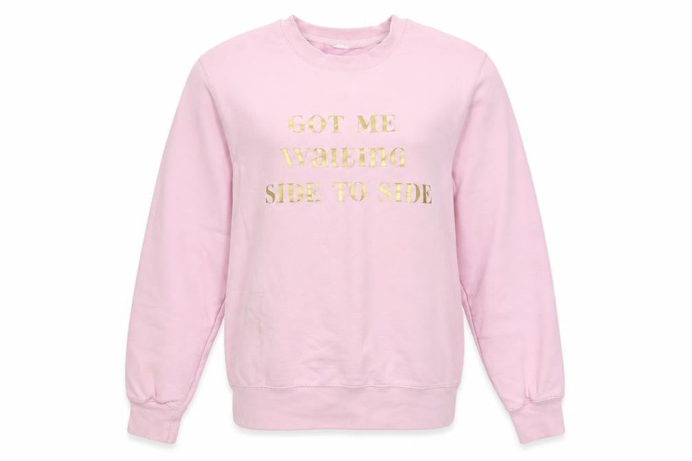 Womens Pink   Pullover Sweatshirt Size S