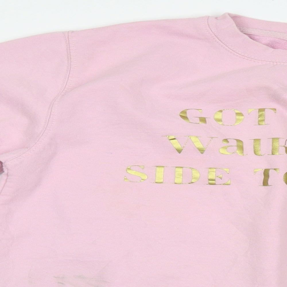 Preworn Womens Pink   Pullover Sweatshirt Size S