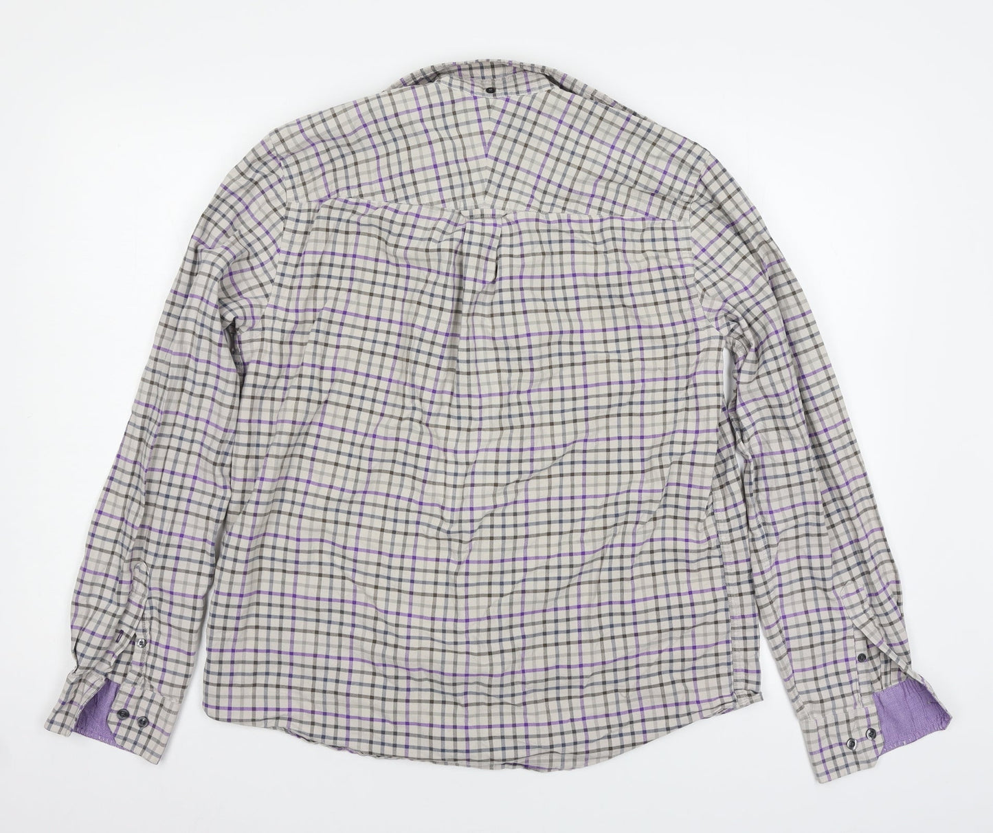 John Lewis Mens Multicoloured Check   Button-Up Size M