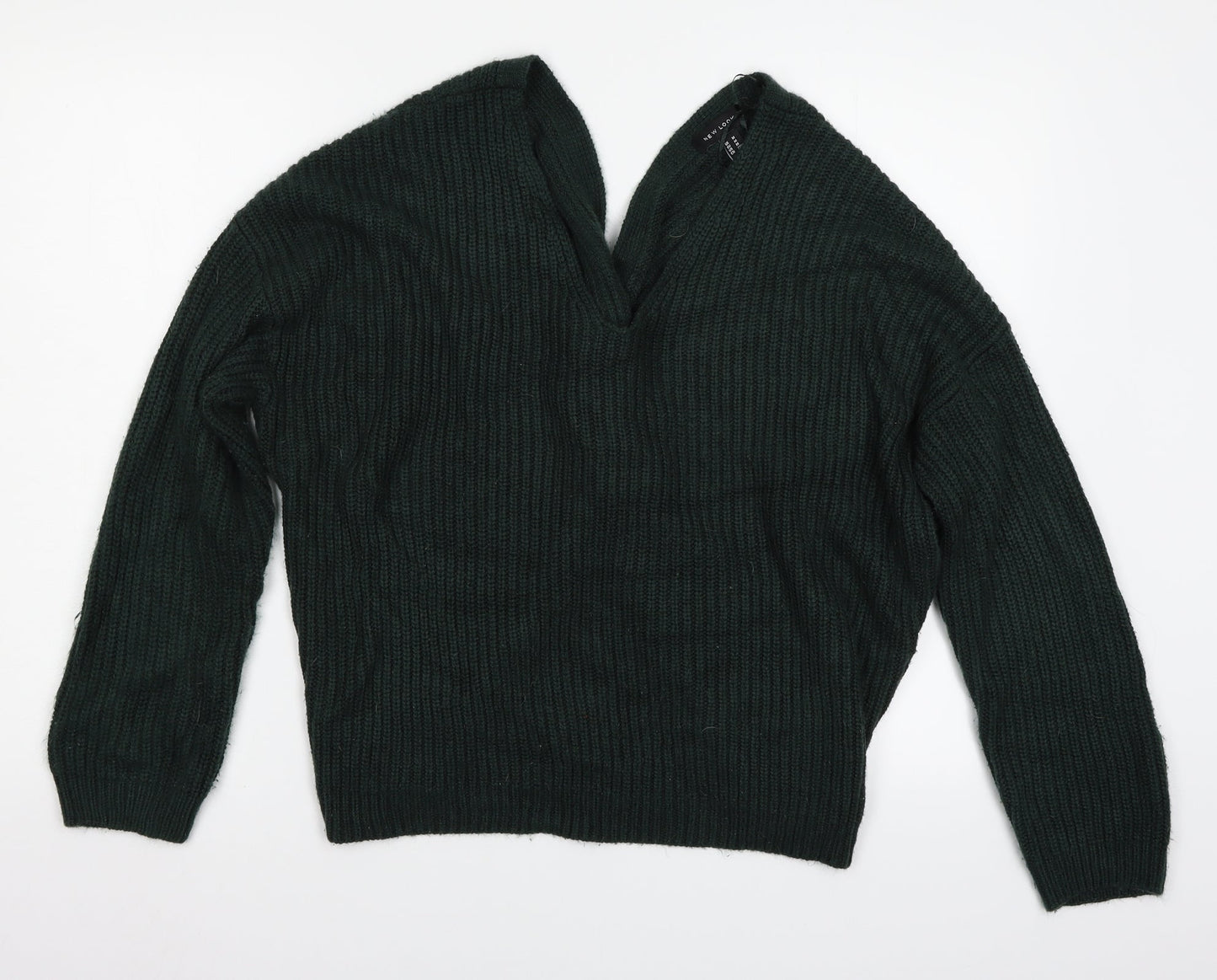New Look Womens Green   Pullover Jumper Size M