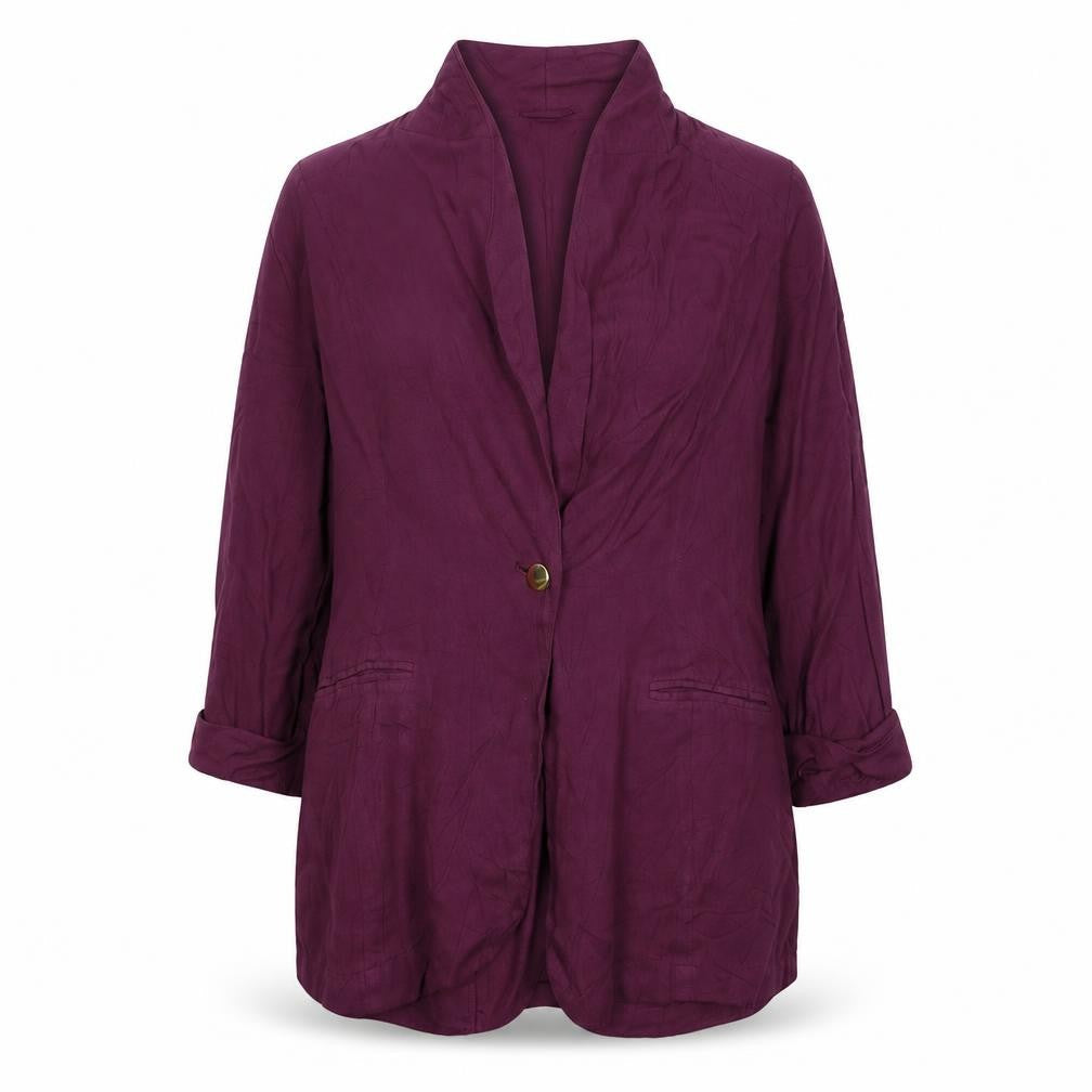Internacionale Womens Purple   Jacket Blazer Size 12