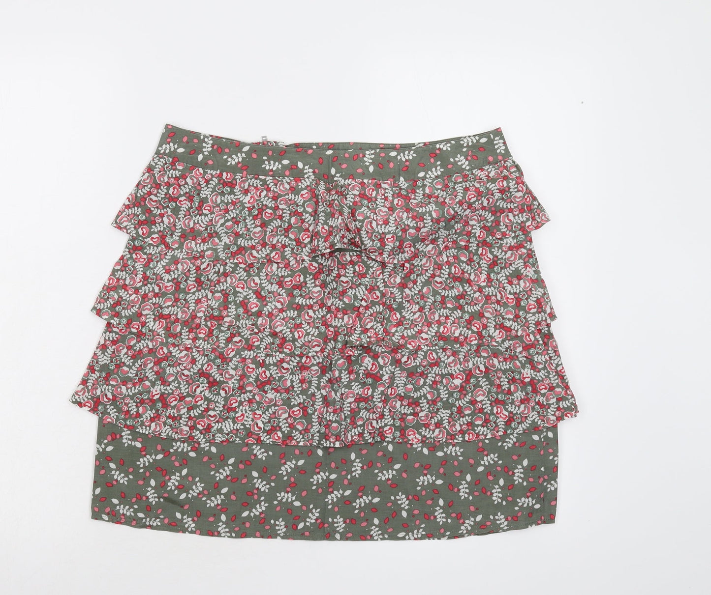 Oasis Womens Multicoloured Floral  Mini Skirt Size 12