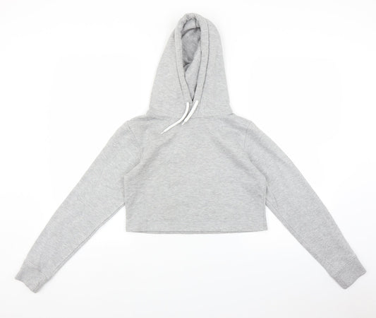 G8One Womens Grey   Pullover Hoodie Size 8  - cropped