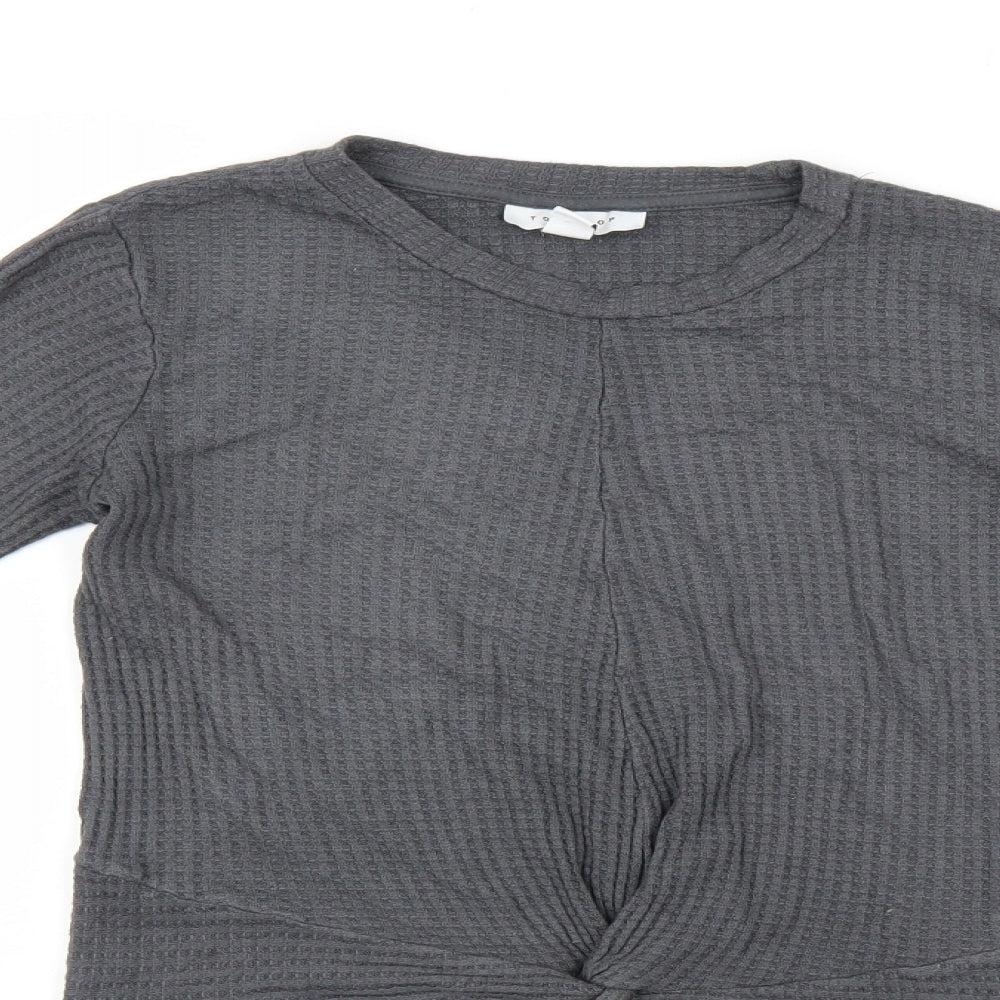 Topshop Womens Grey   Pullover Jumper Size 6