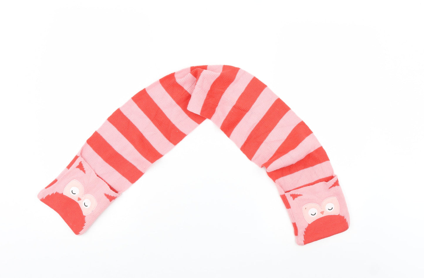 Preworn  Pink Striped  Scarf Scarves & Wraps One Size