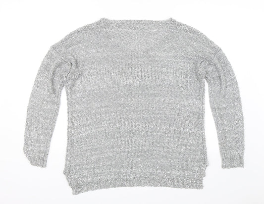Laura Scott Womens Grey   Pullover Jumper Size 14