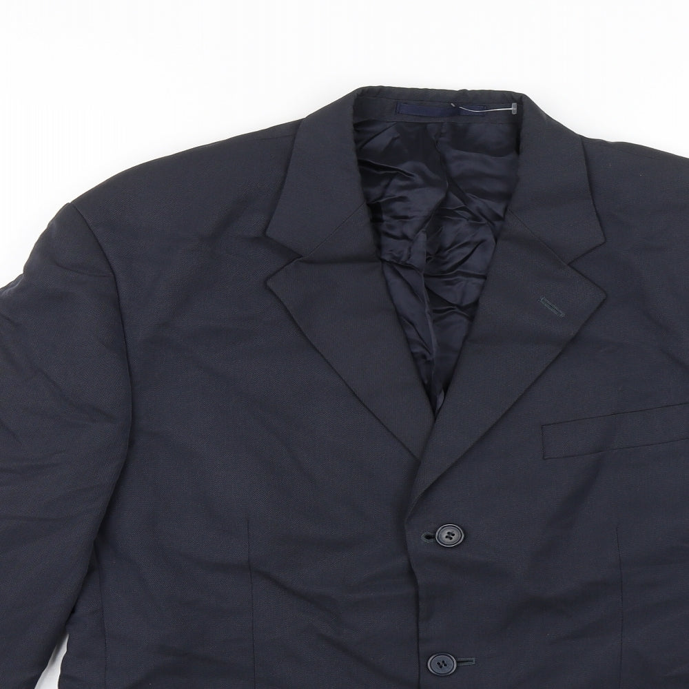 Frazer Mens Blue   Jacket Blazer Size 40