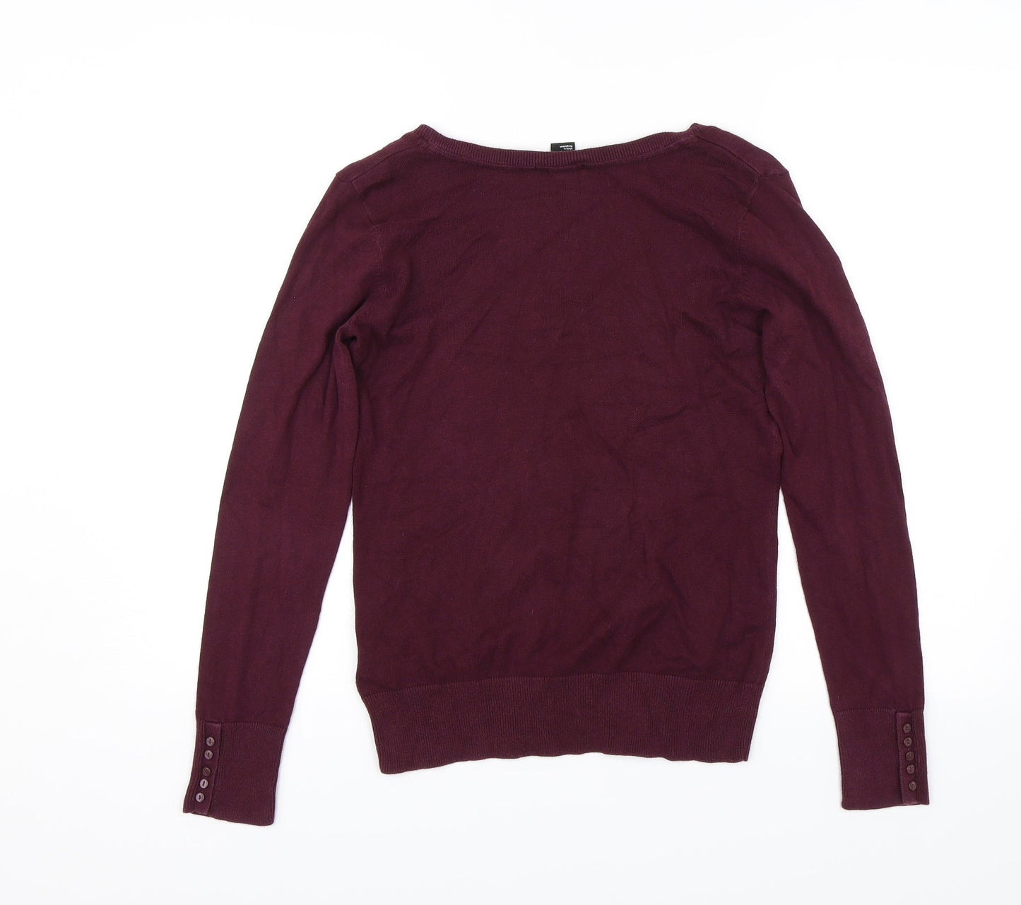 H&M Womens Red   Pullover Jumper Size S