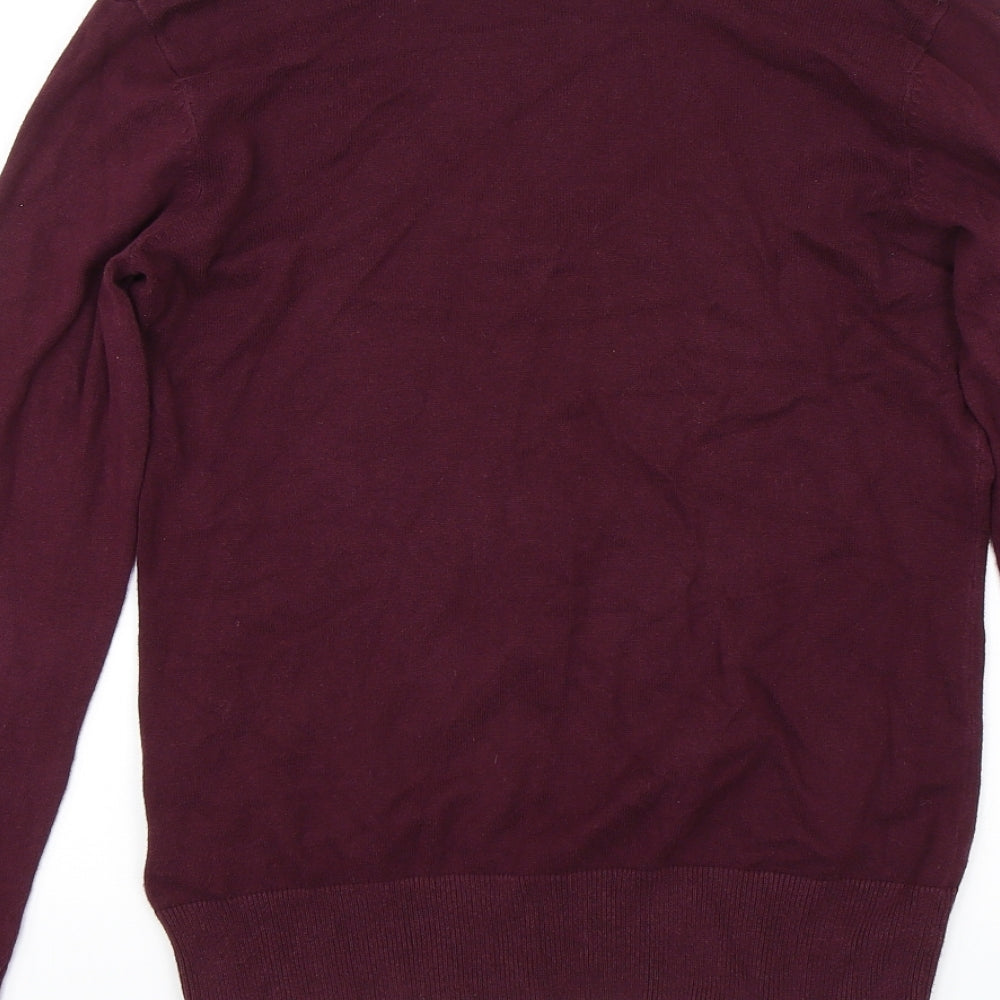 H&M Womens Red   Pullover Jumper Size S