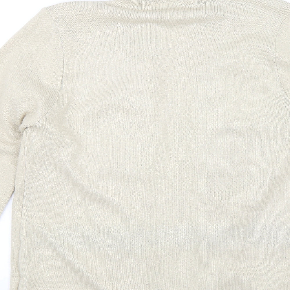 Classic Womens Beige   Pullover Jumper Size M