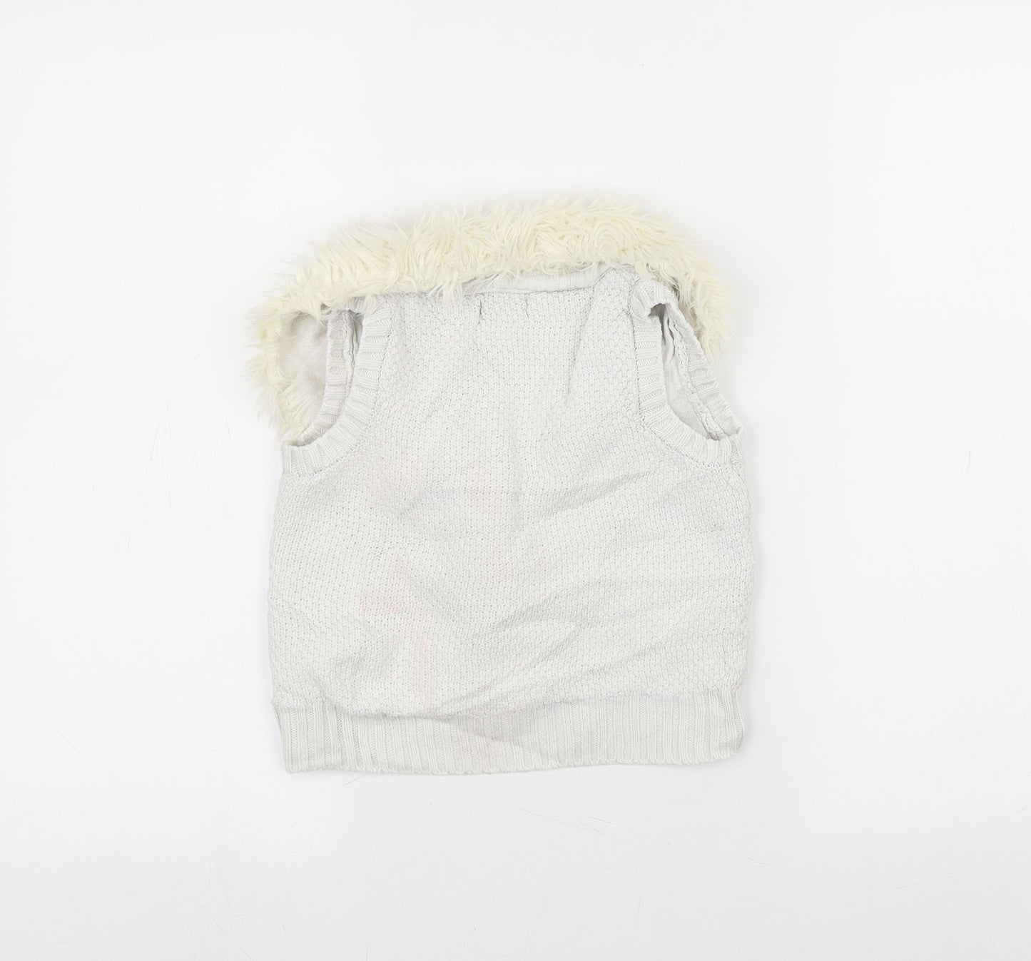 Shrinking Violet Girls White   Jacket Coatigan Size 2-3 Years