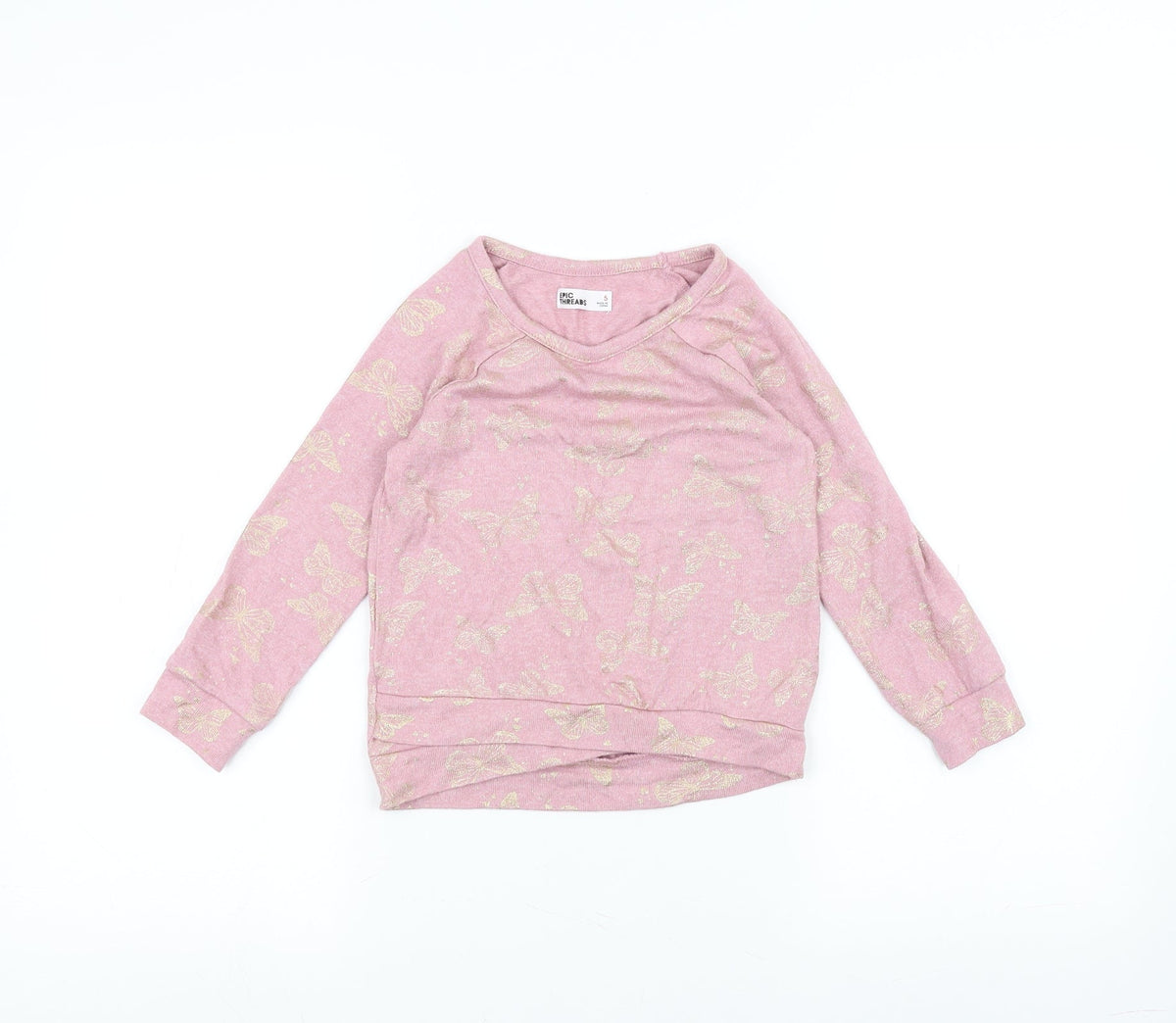 Epic Threads Girls Pink   Pullover Jumper Size 5 Years