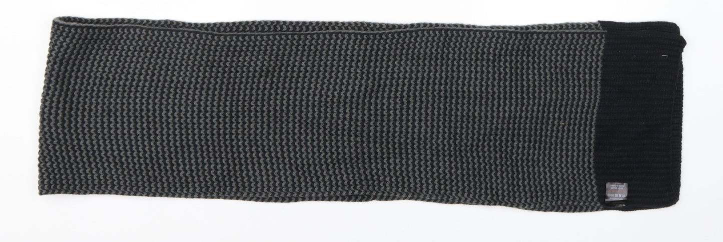 ziggy scarf Unisex Grey Herringbone   Scarf