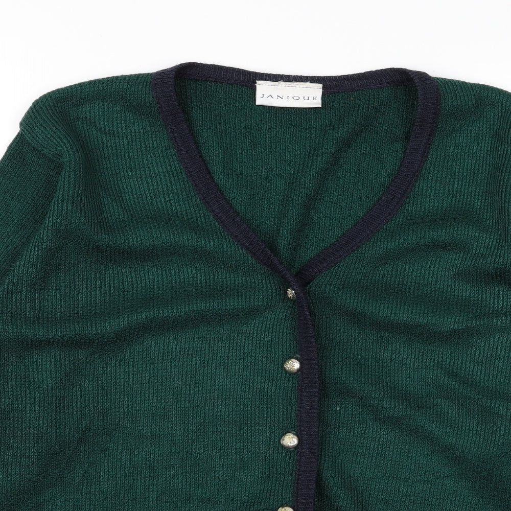janique Womens Green   Jacket  Size L