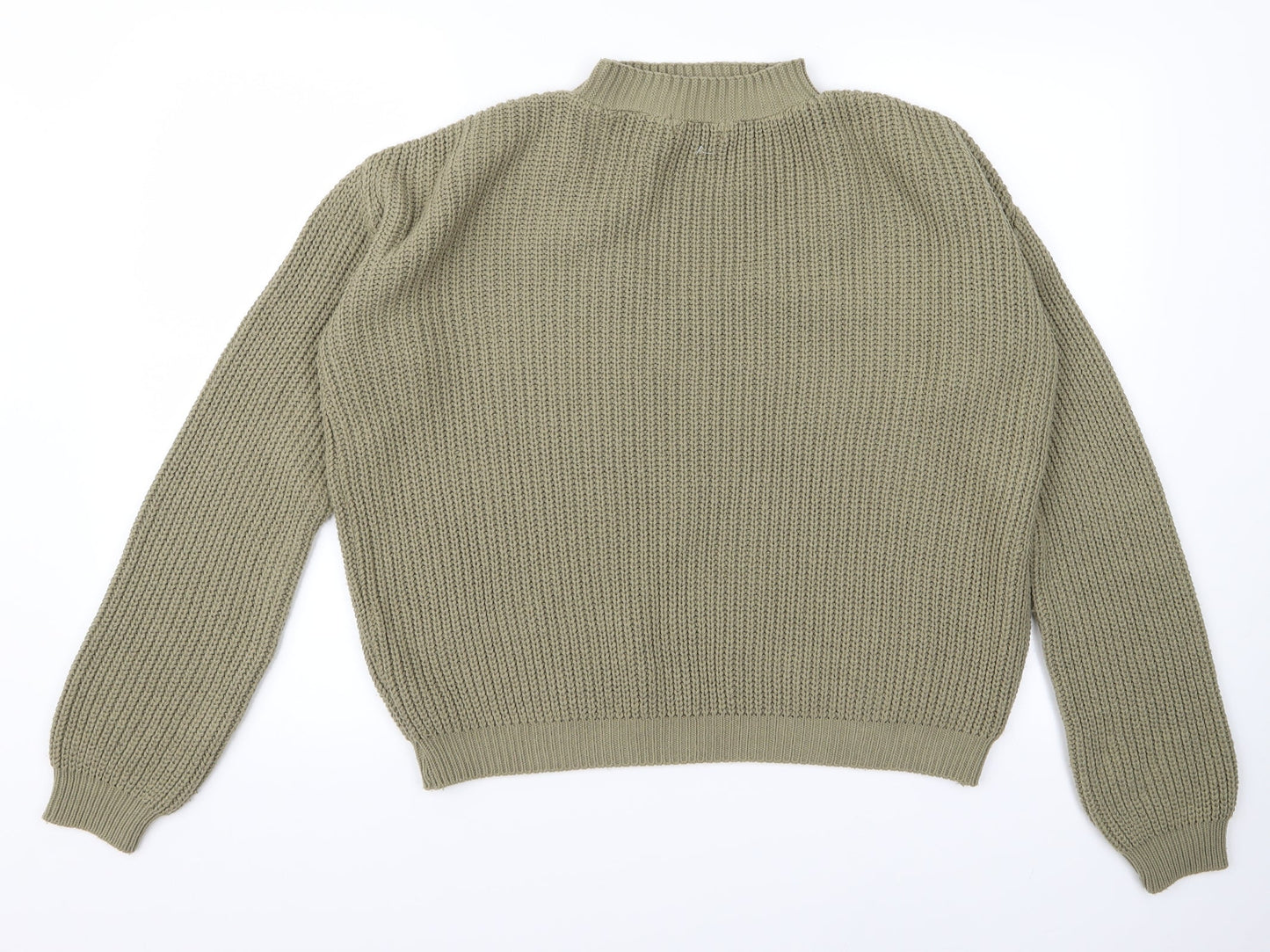 Missguided Womens Green   Pullover Jumper Size S