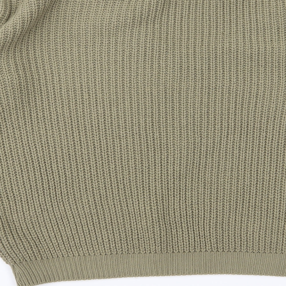 Missguided Womens Green   Pullover Jumper Size S