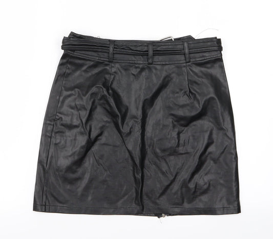 pretylittlething Womens Black   Straight & Pencil Set Size 8